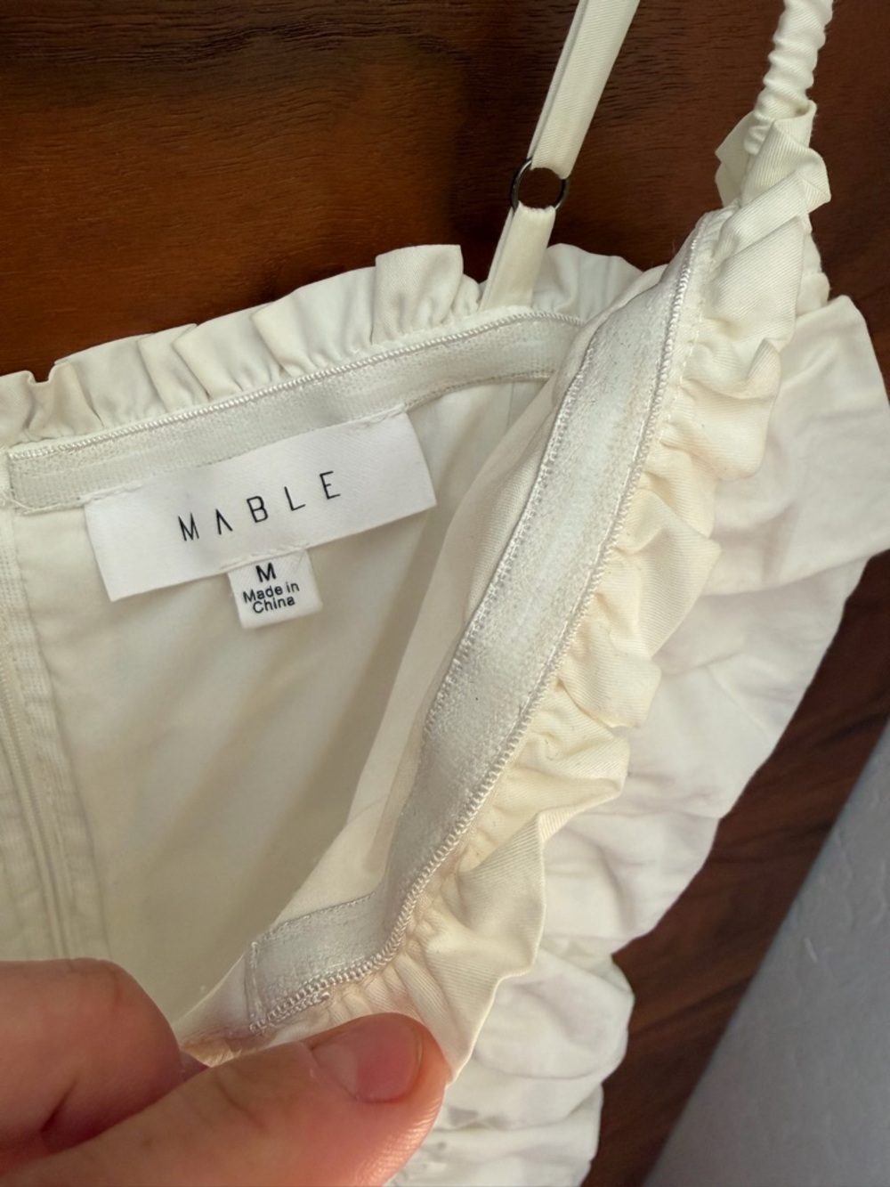 Mable White Mini Dress - Picture 2 of 8
